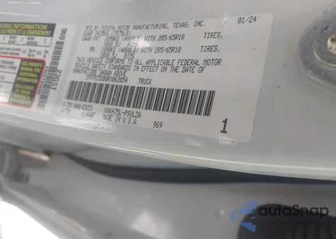 2024 Toyota Tundra Hybrid Trd Pro from USA, damaged, VIN 5TFPC5DB8RX062054